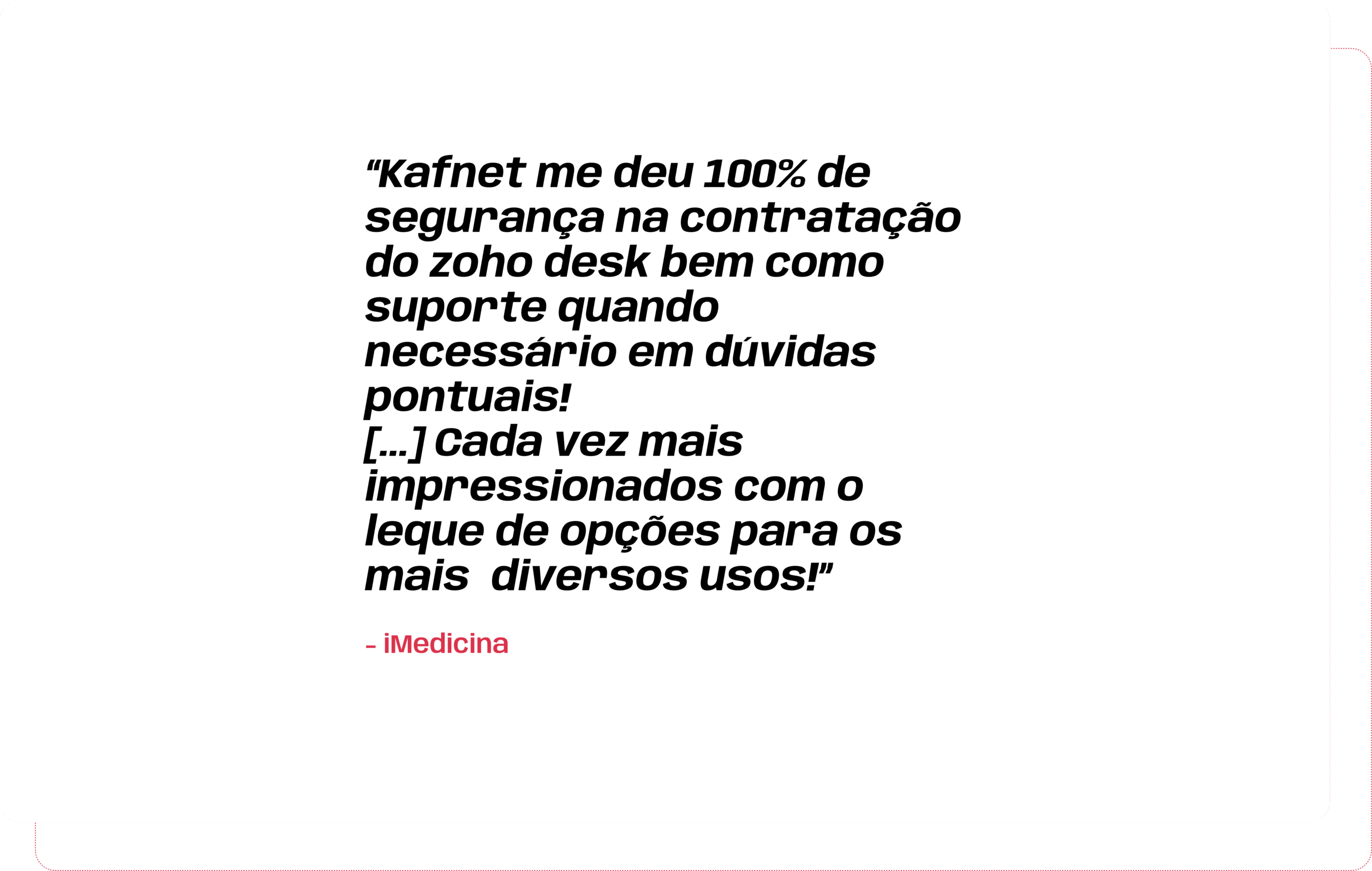 Depoimento - iMedicina