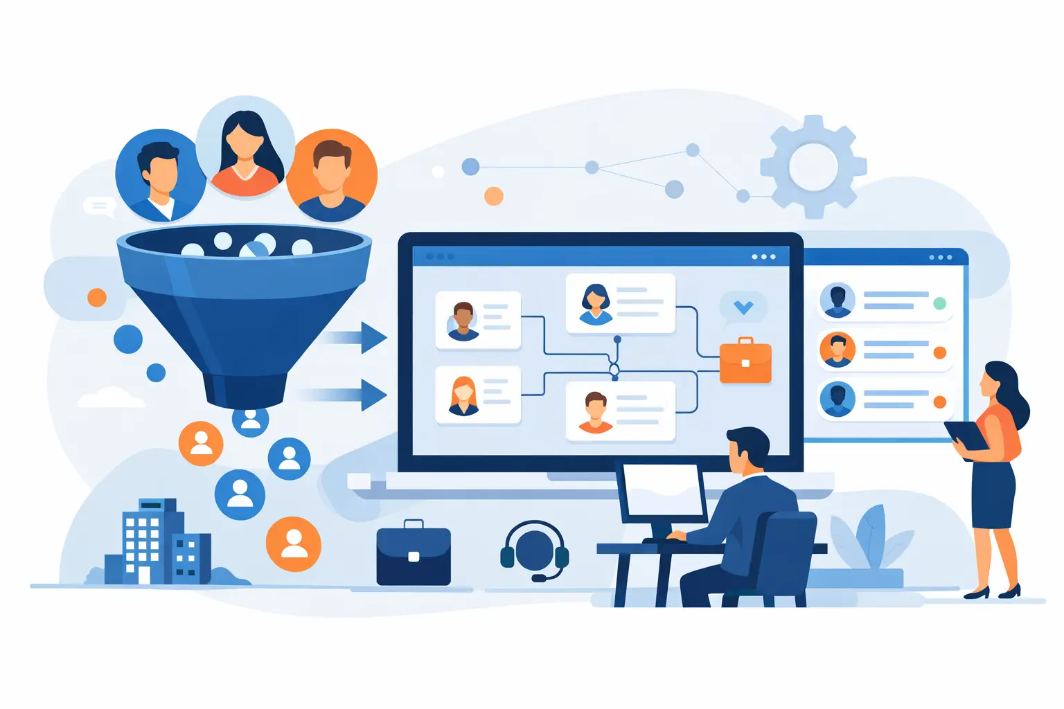 Como automatizar distribuição de leads com CRM