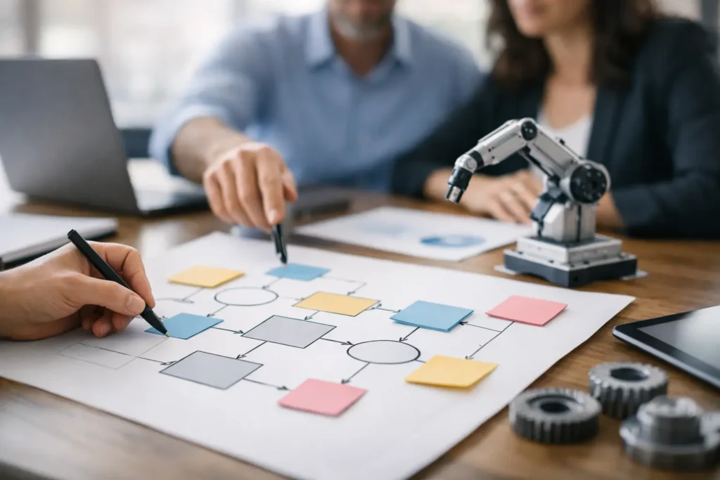 Por que mapear processos antes da automação